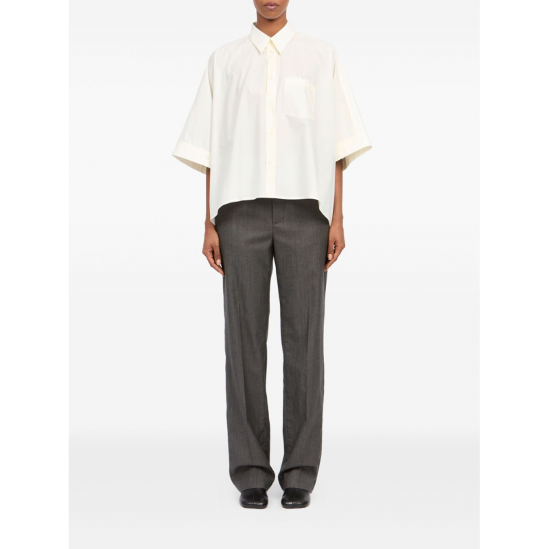 mm6 maison margie Shirt weiBe armel kurz