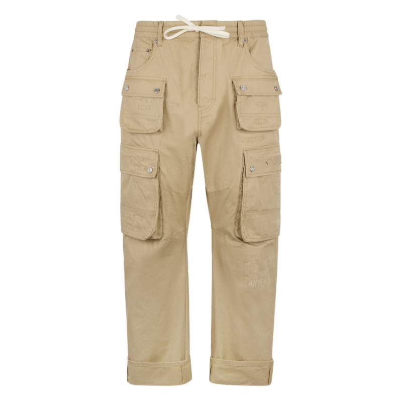 Dsquared2 Beige Cargo Hose