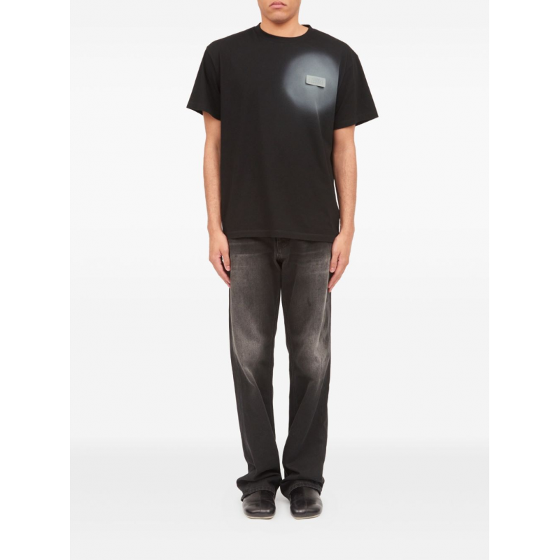 mm6 maison margiela t-shirt logo mann schwarz