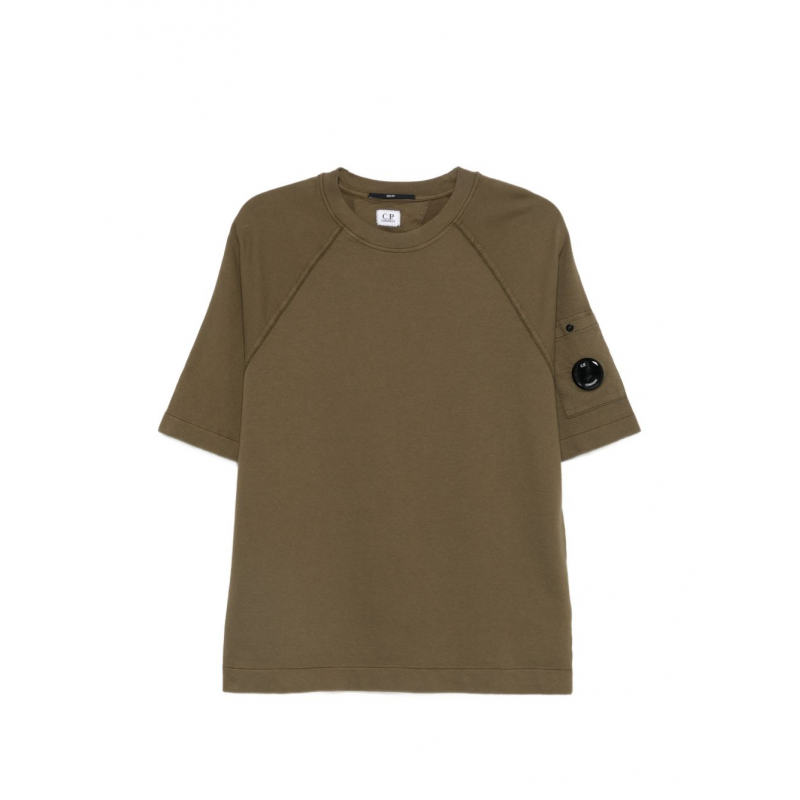 C.p.company T-Shirt langsamer Mann grun