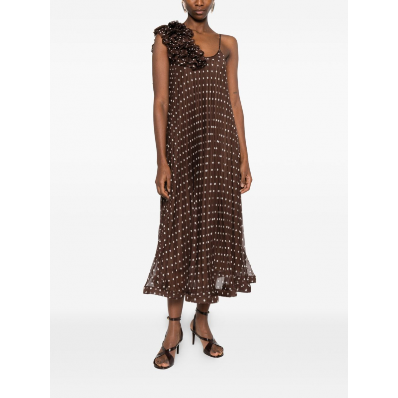 parosh Kleid blass frau braun