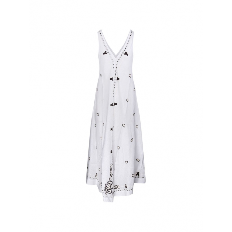 parosh Kleid Strand Frau weiB