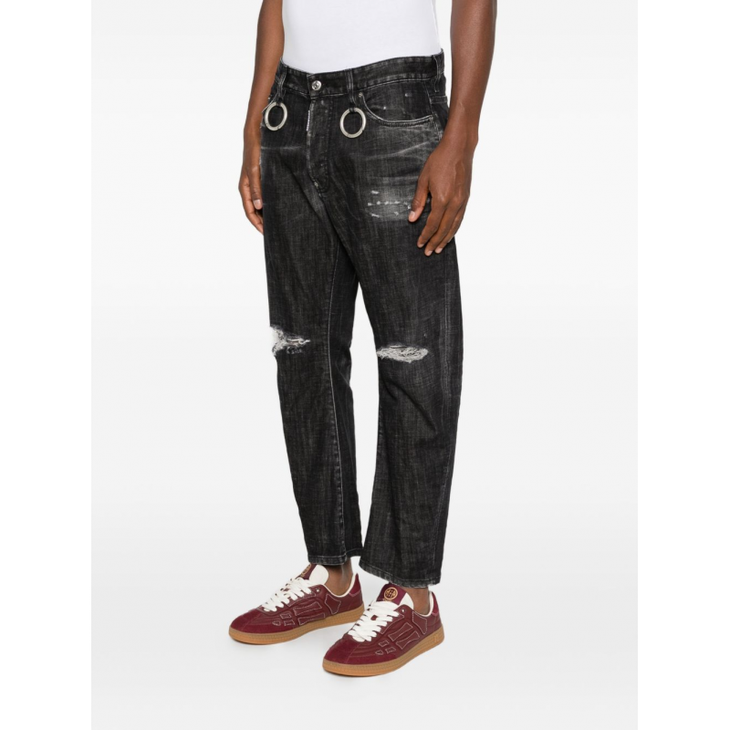 Dsquared2 Jeans gereift Mann schwarz