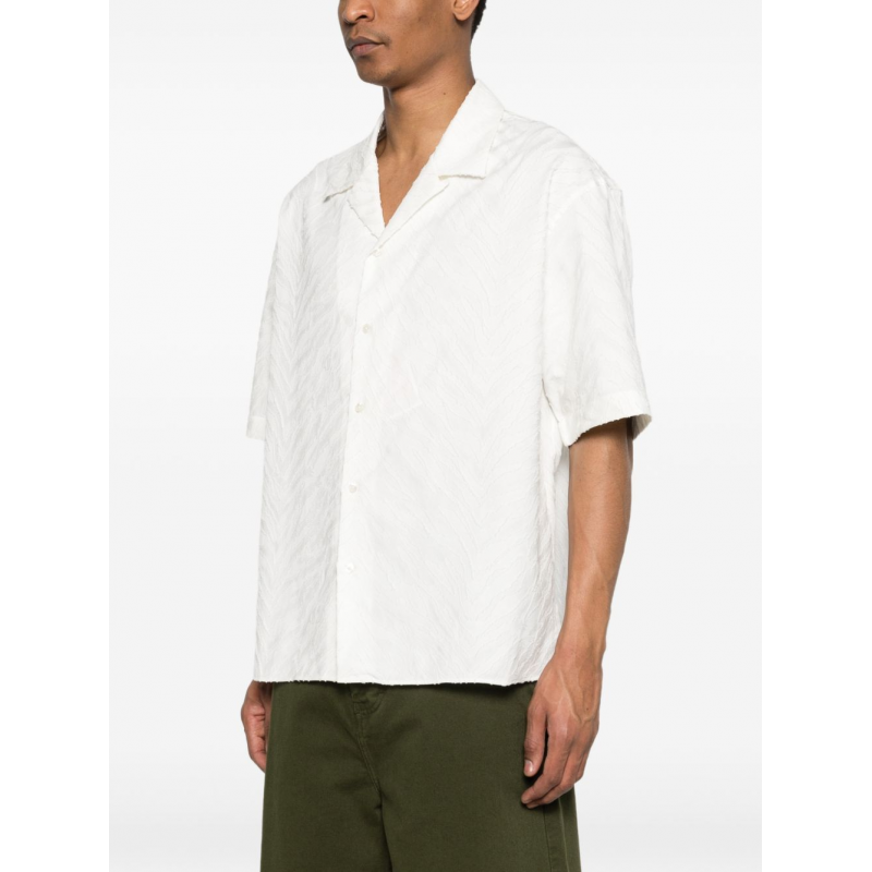 Kenzo Cuban Kragen Hemd weiB Mann