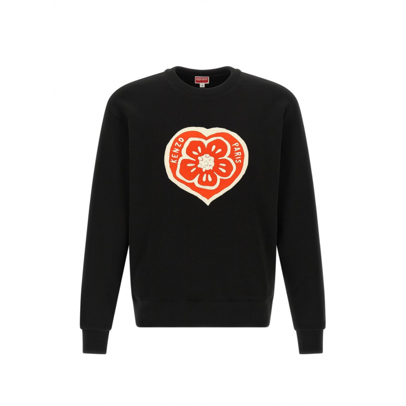 Kenzo boke herz Sweatshirt Mann schwarz