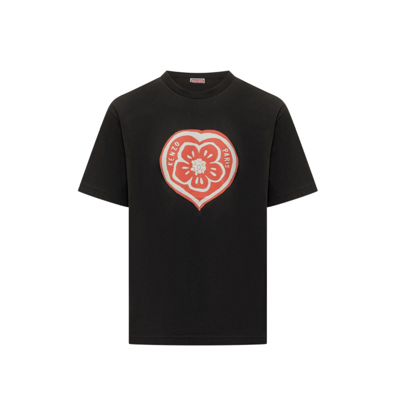 Kenzo T-Shirt boke herz Mann schwarz