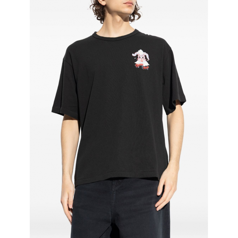 Kenzo T-Shirt Kaninchen schwarzer Mann