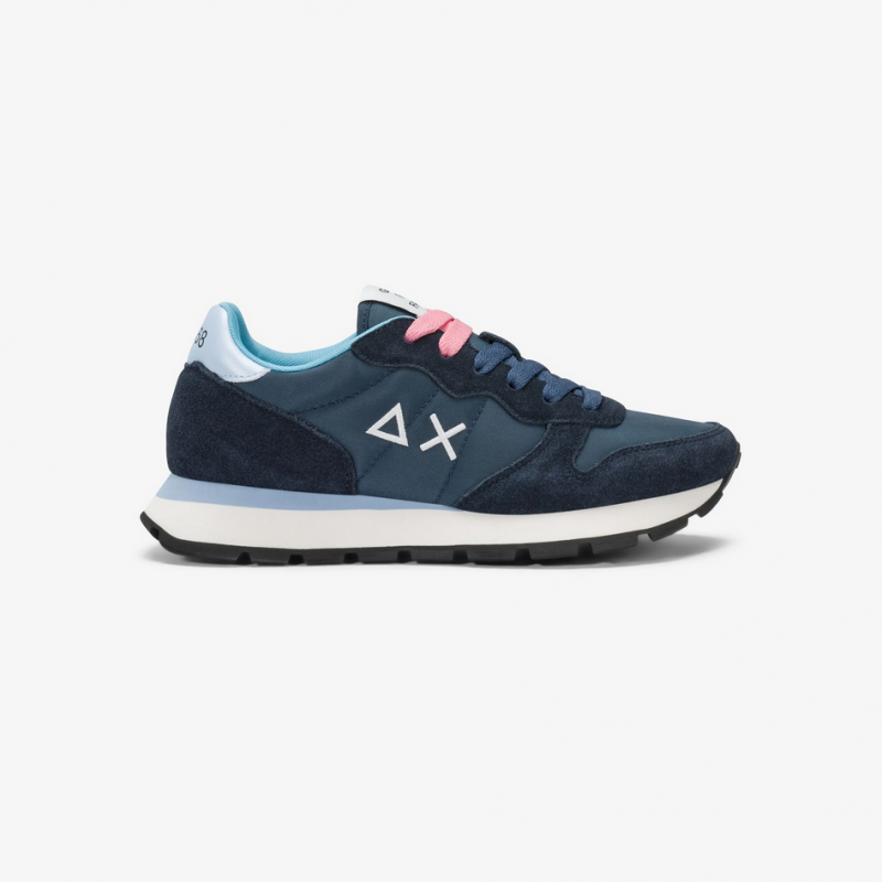 Blaue Frauen Schuh