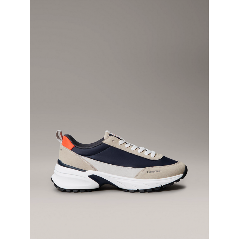 Sneakers Mann beige-blue