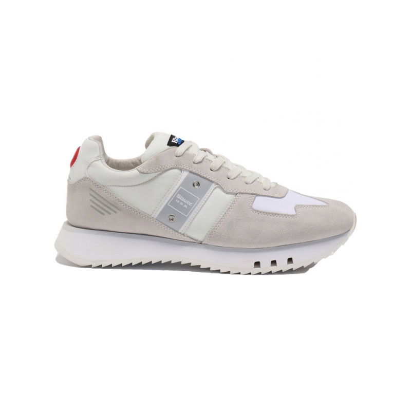 Schuhe Mann weiB-grau
