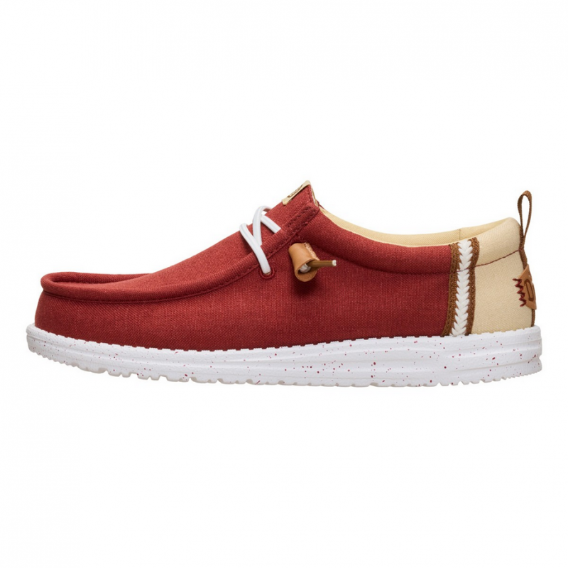 schuhe wally sommer leinen mann verbrannt rot