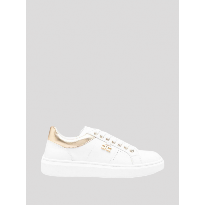 Babyschuhe weiB-gold