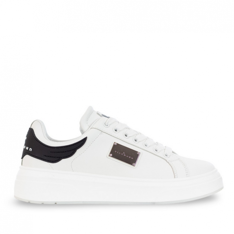 Schuhe Mann weiB-schwarz