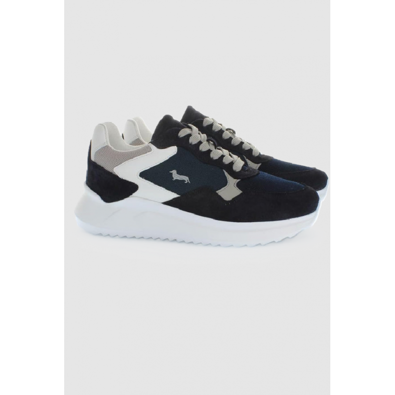 sueder schuhe mann blau