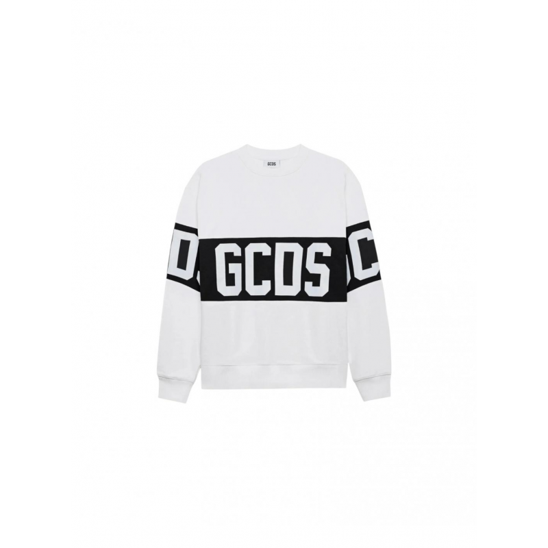 Baby Sweatshirt Gcds 1527BA_BIANCO