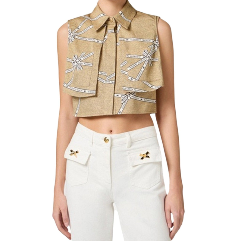 Frauenhemden Elisabetta Franchi - Hemd - beige