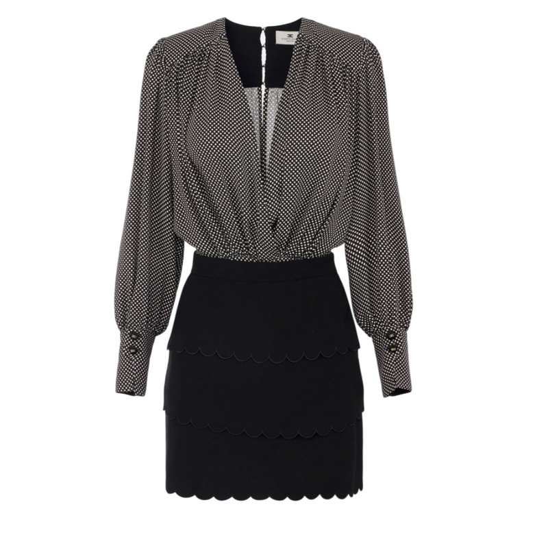 madchen kleidung Elisabetta Franchi - Kleid - schwarz