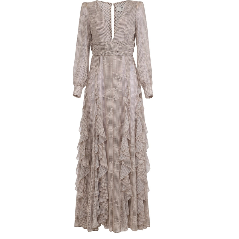 madchen kleidung Elisabetta Franchi - Kleid - weiB