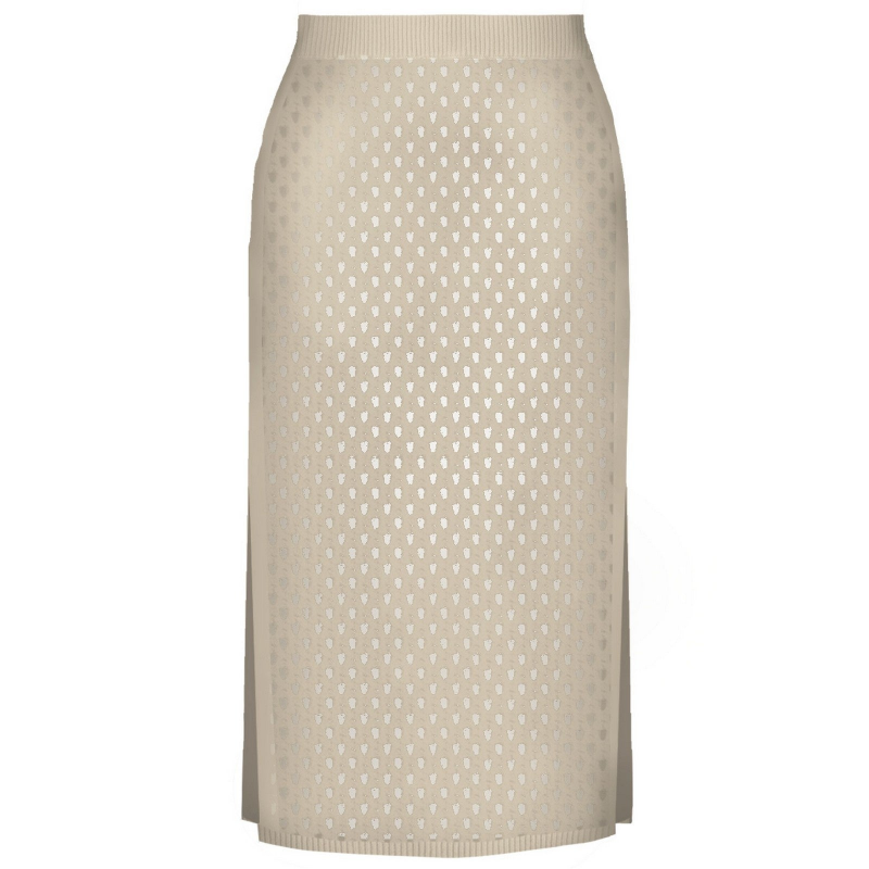 Frauen lassige Rocke Mc2 Saint Barth - darline mesh 11 beige - n.d.