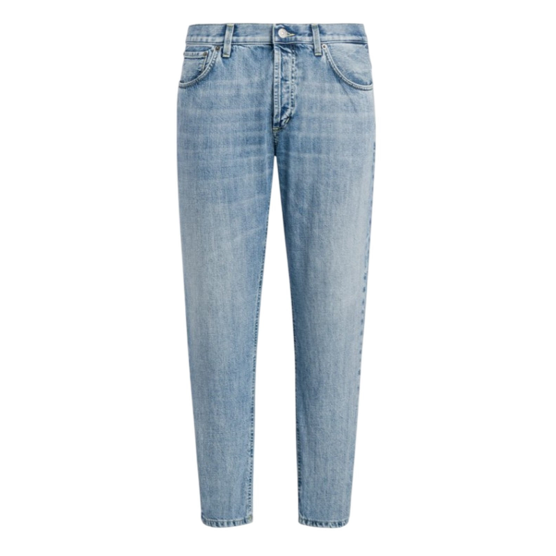 Hosen fur Herren Dondup - Jeans 5 Taschen Karotte hellon in Denim - blau