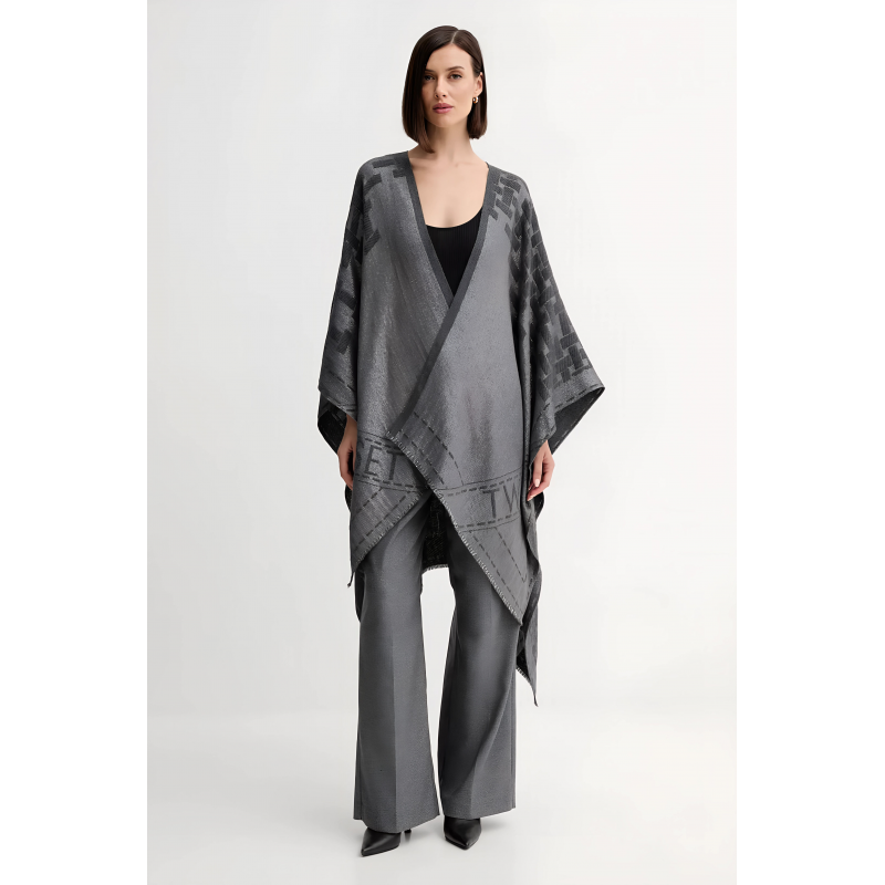 Frauen Poncho Twinset