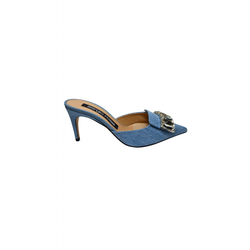 A81790-MFN372-4105-C00 Sergio Rossi Frau Jeans Blau