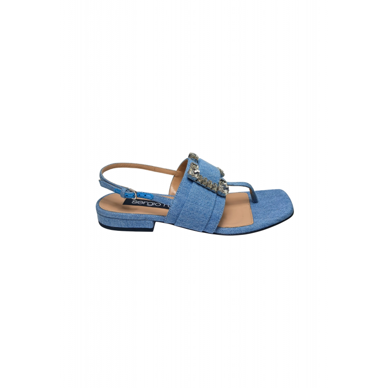 A96630-MTEY07-4009-C00 Sergio Rossi Frau Jeans Blau