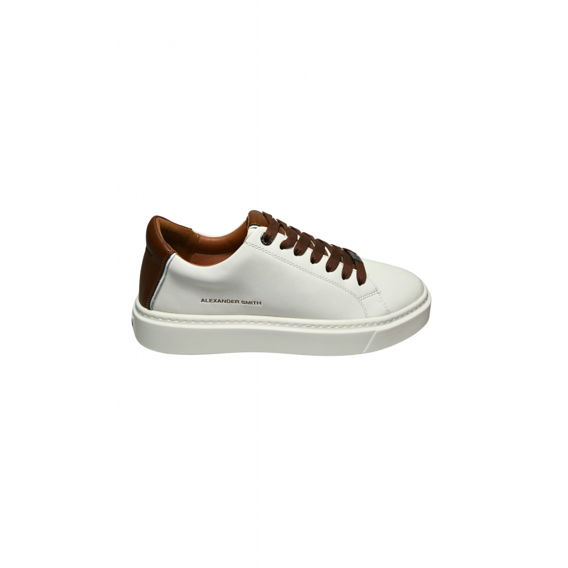 albbldm-9010-wdn Alexander Smith Herren weiBes Leder