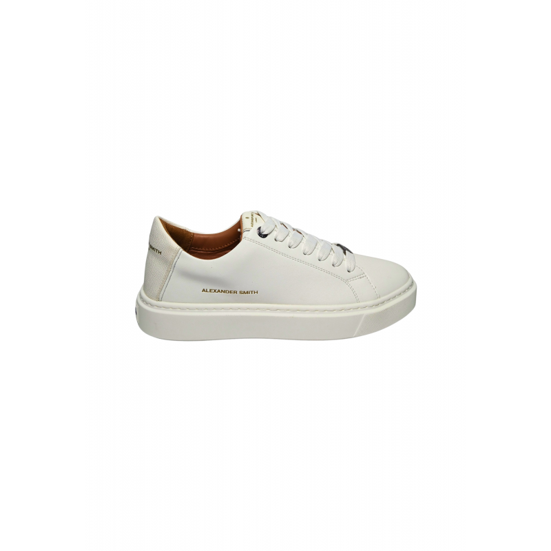 albbldm-9064-twt Alexander Smith Herren weiBes Leder