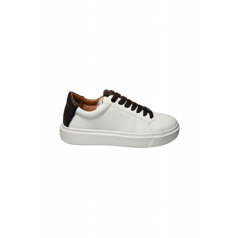 albcldm-9010-wdb Alexander Smith Herren weiBes Leder