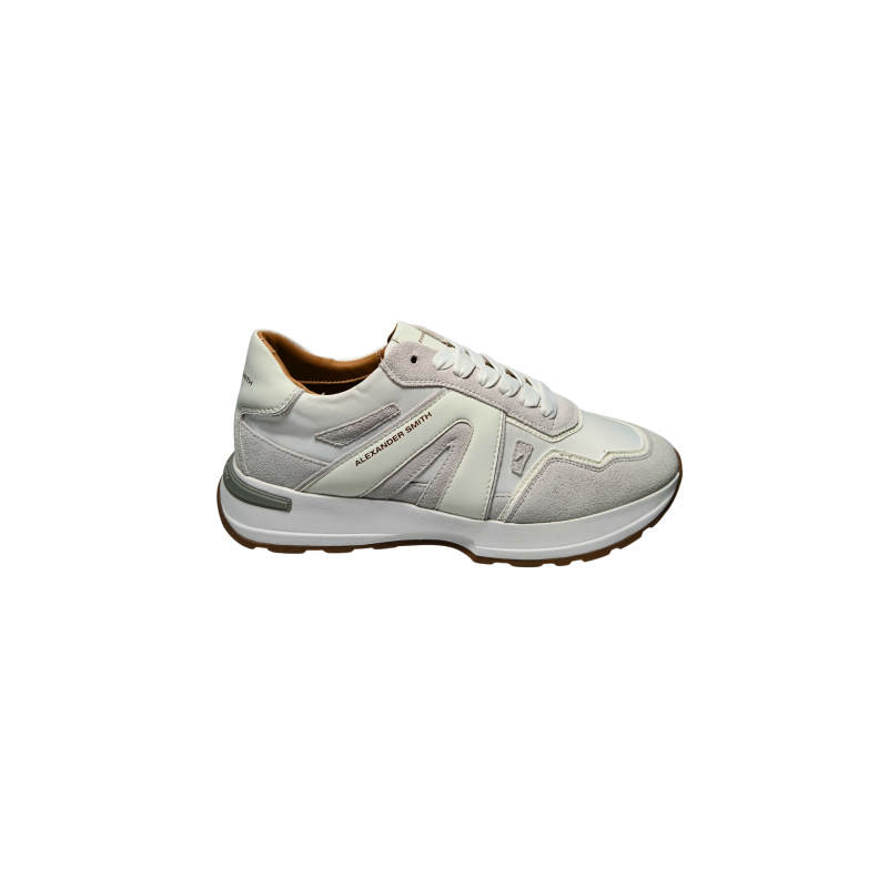 asbblpm-3343-twt Alexander Smith Herren weiBes Leder