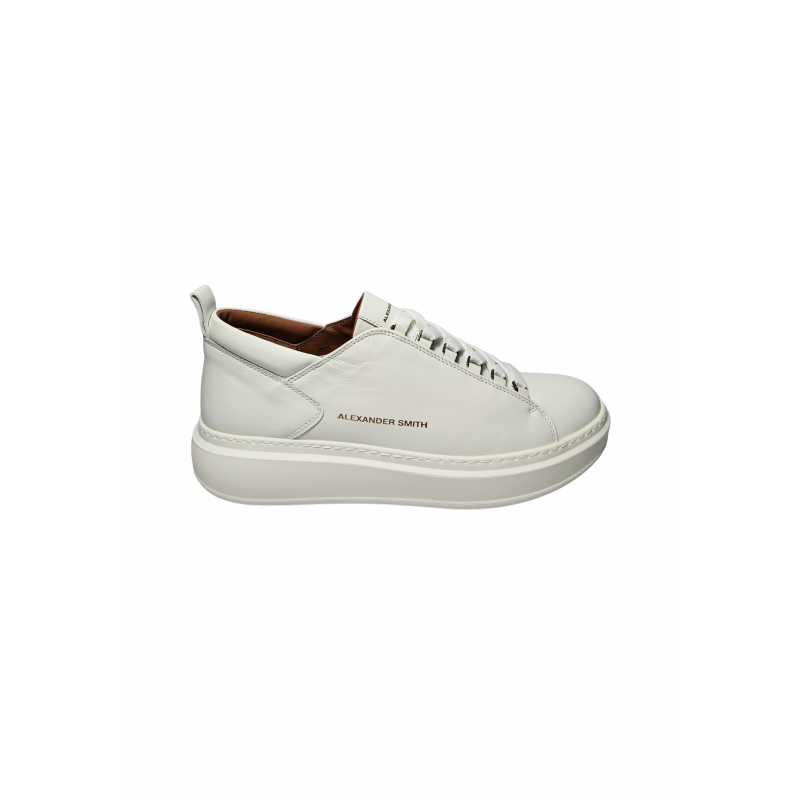 asbbwym-2311-twt Alexander Smith Herren weiBes Leder