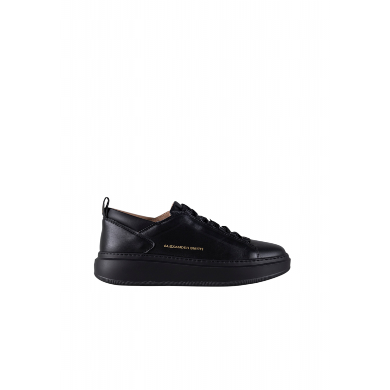 asbcwym-2266-tbk Alexander Smith Herren Leder Schwarz