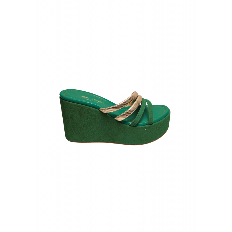 D4E201P5camo5016 Baldinini Shoes Frauen Wildleder Grun