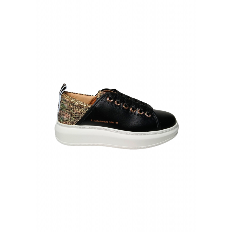 Schuhe fur Damen Alexander Smith Wembley Frau-Black Gold