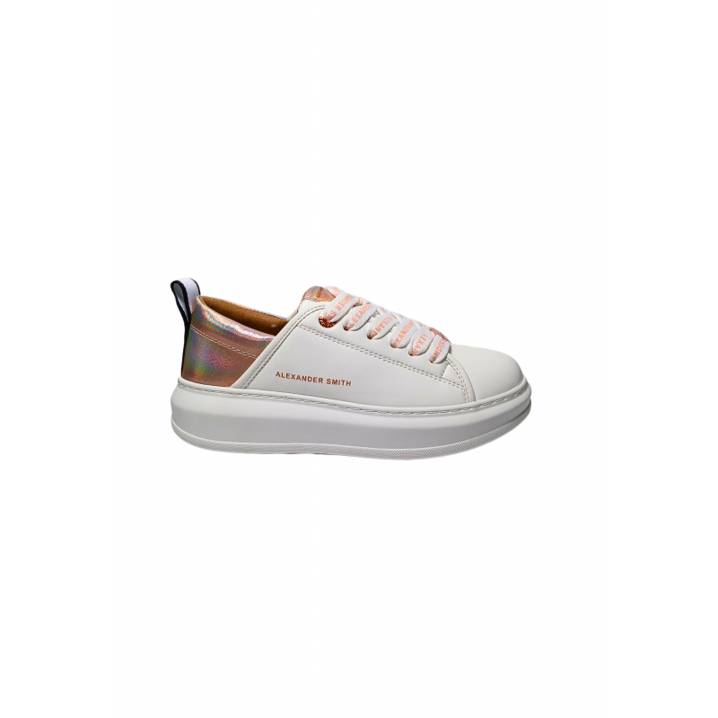 Schuhe fur Damen Alexander Smith Eco-Wembley Frau-White Multi