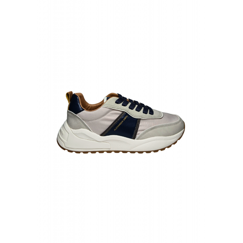 Schuhe fur Herren Alexander Smith Eco-Dover Mann Hellgrau Blau