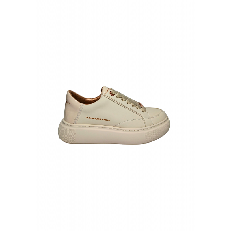 Schuhe fur Damen Alexander Smith Eco-Greenwich Frau Gesamtcreme