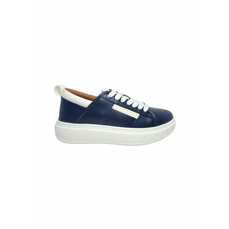 Schuhe fur Herren Alexander Smith Sneakers Eco-Wembley Mann, Farbe Blau WeiB