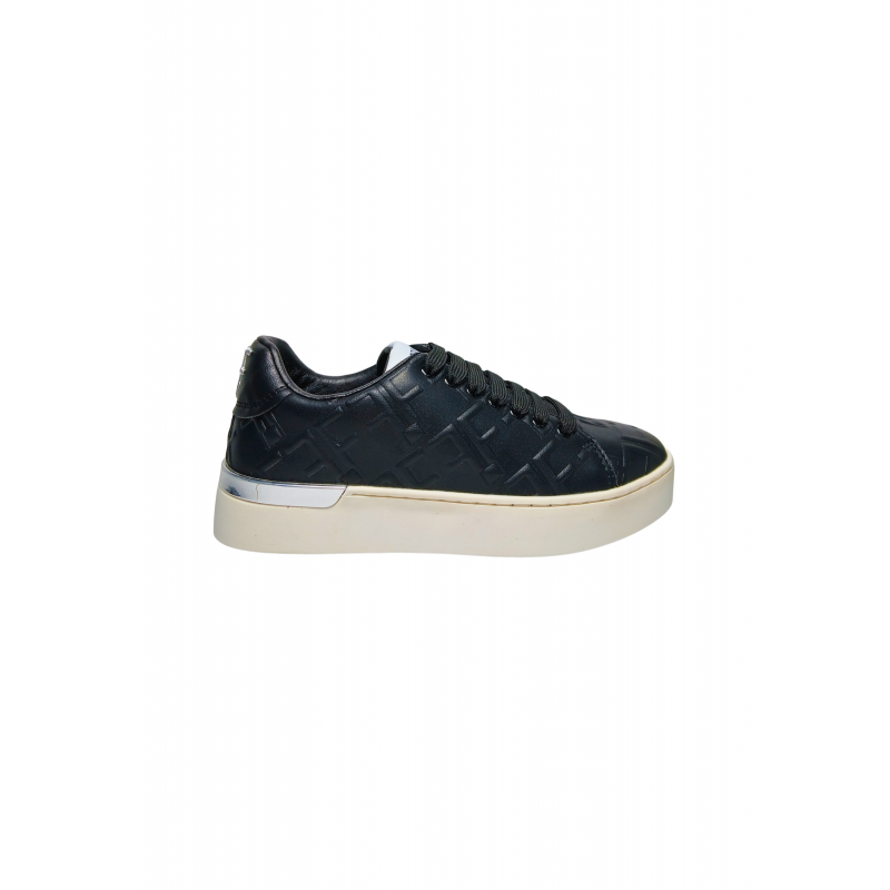 F722WS6001P411N4-053 Francomina Shoes Frauen Leder Schwarz