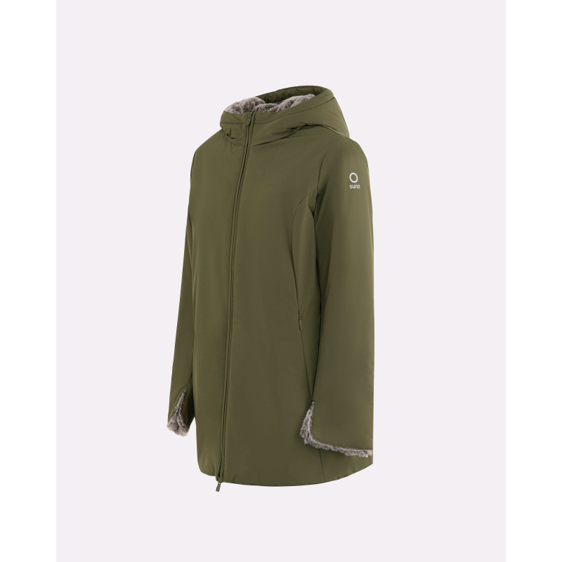 Damenjacke Suns Marmolada Fur Army