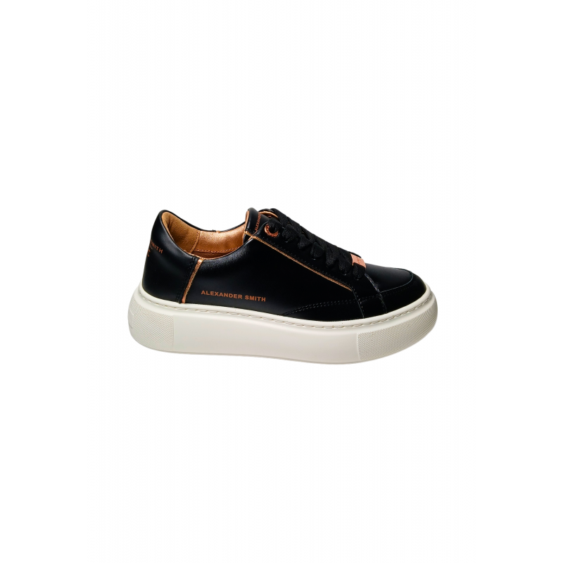 Schuhe fur Damen Alexander Smith Eco Greenwich Frau-Schwarz Kupfer