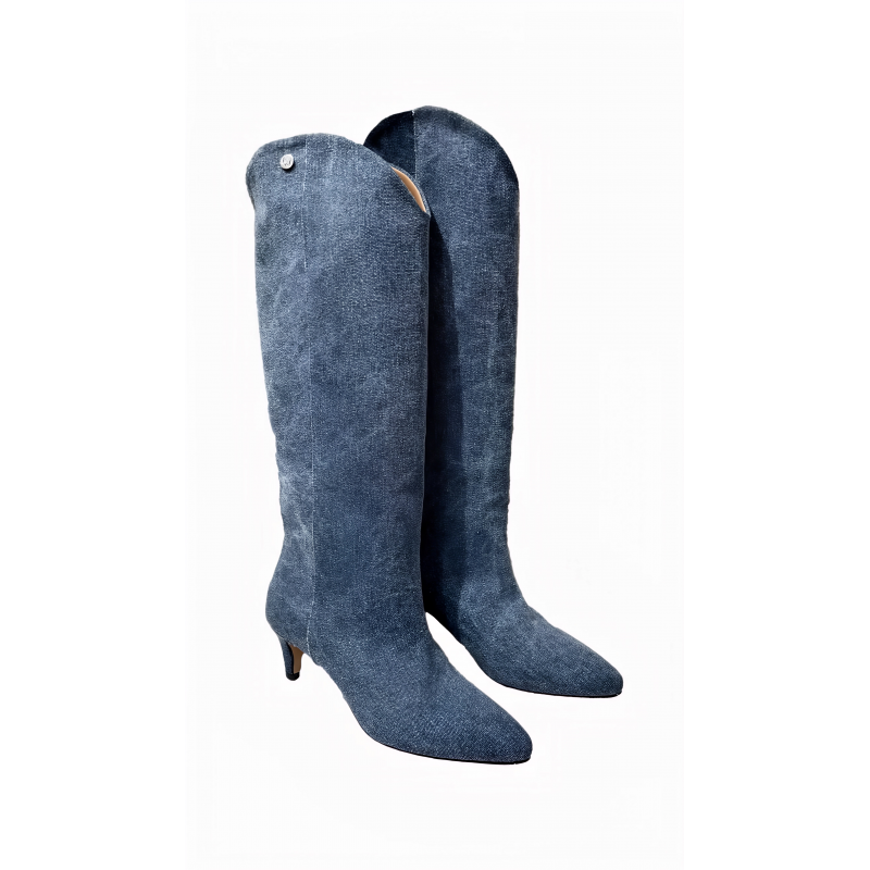 Damenstiefel mit Fellfutter Gisel Moire