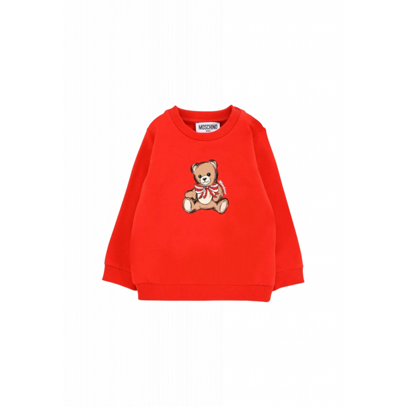 Baby Madchen Sweatshirt Moschino HDF06G_ROSSO