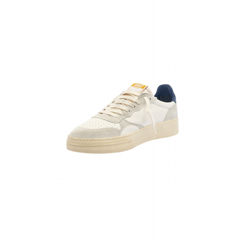 Herren Leder Sneaker 4b12 HYPER blau