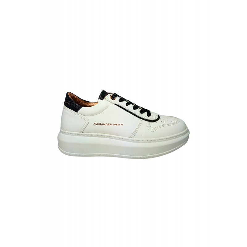Schuhe fur Damen Alexander Smith Sneakers Cambridge Frau-WeiB Schwarz