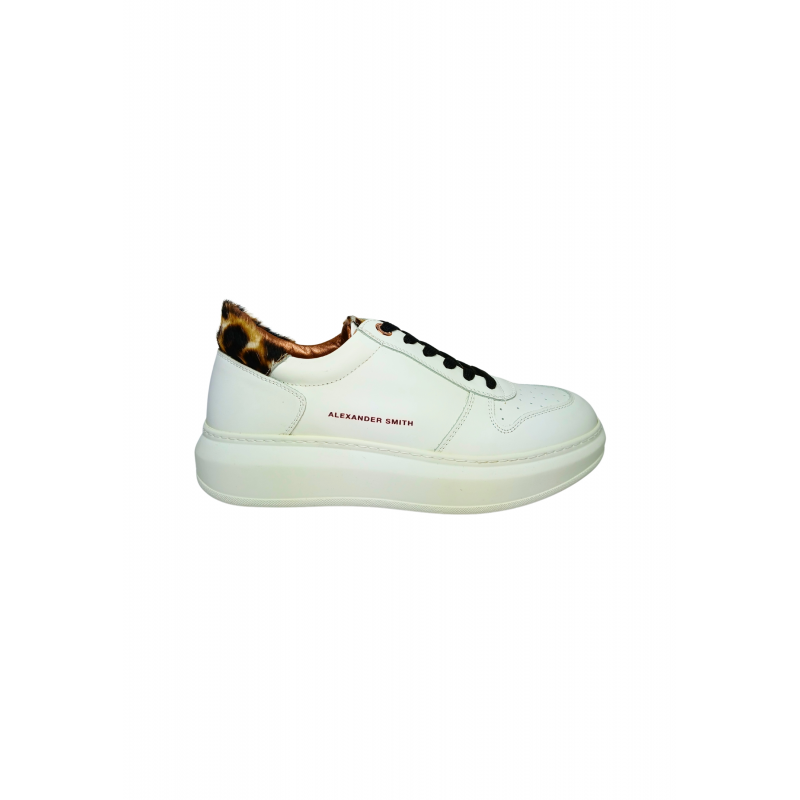 Schuhe fur Damen Alexander Smith Sneakers Cambridge Frau, WeiBer Sand