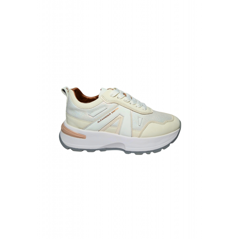 Schuhe fur Damen Alexander Smith Liverpool Frau WeiB