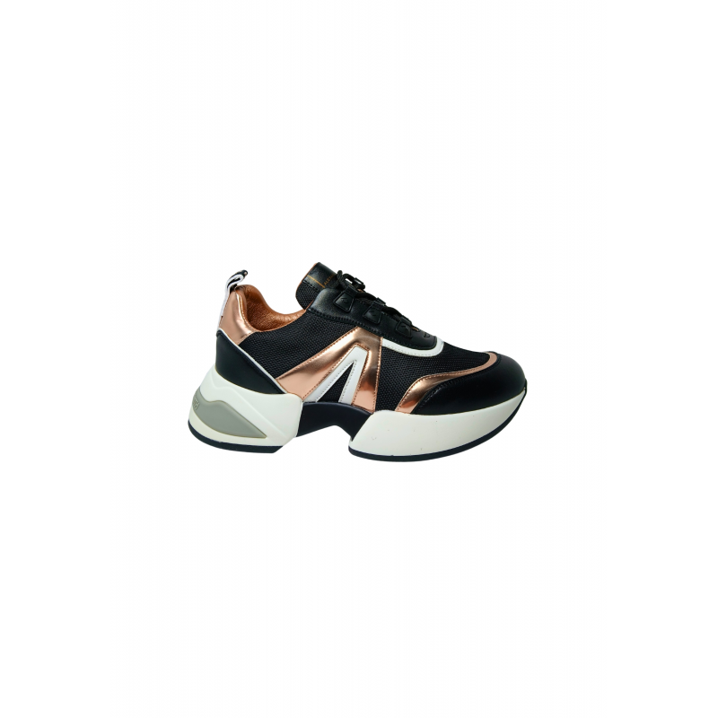 Schuhe fur Damen Alexander Smith Marble Woman-Black Kupfer Sneaker