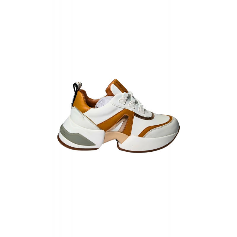 Schuhe fur Damen Alexander Smith MARBLE WOMAN-White Licht cognac